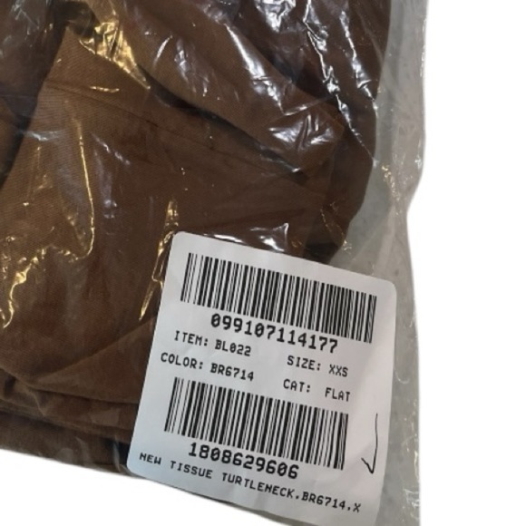 J. Crew Tissue Funnel Neck Rich Coffee
Brown Long Sleeve Layer NEW BL022 - Picture 13 of 16